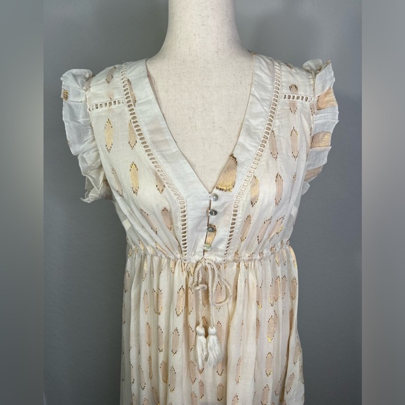 #126 $136 Retail Cotton High Low Cover Up - Picture 9 of 14